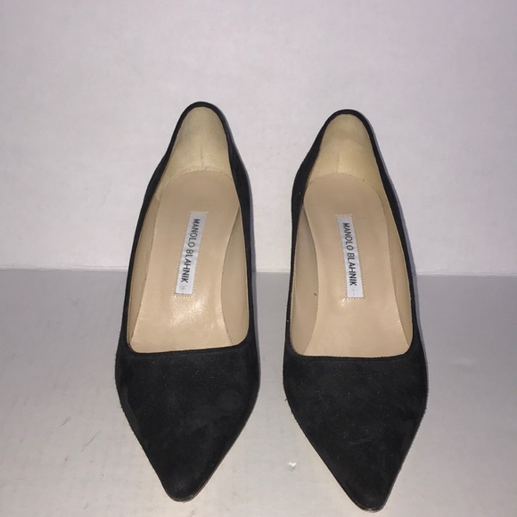 ✨SOLD✨Manolo Blahnik Carolyne Black Heels - Picture 2 of 8